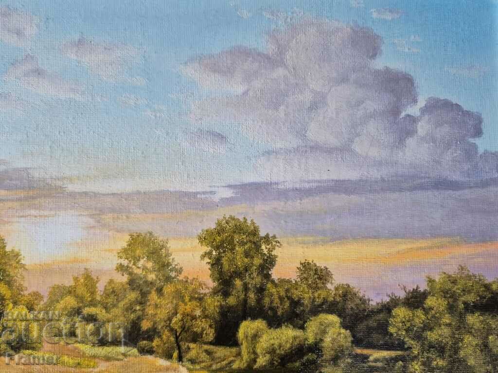 Delivery of Petar Momchilov Sunset 2022 A masterfully painted picture