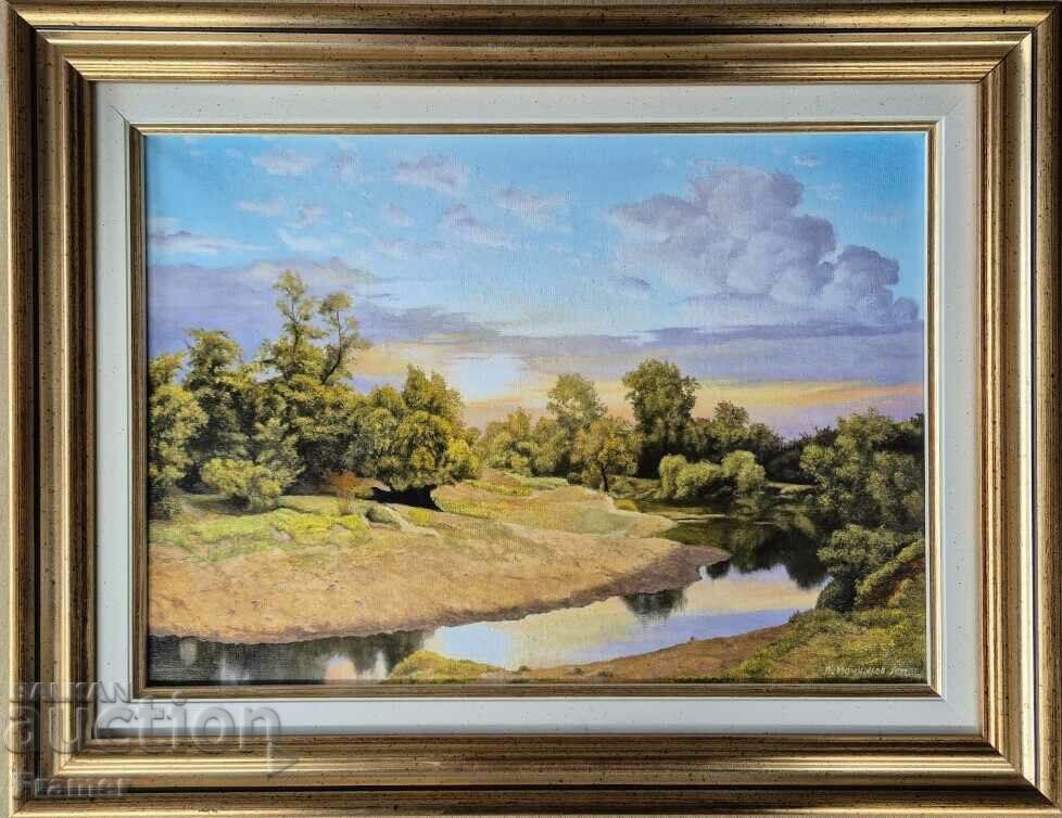 Petar Momchilov Sunset 2022 A masterfully painted picture