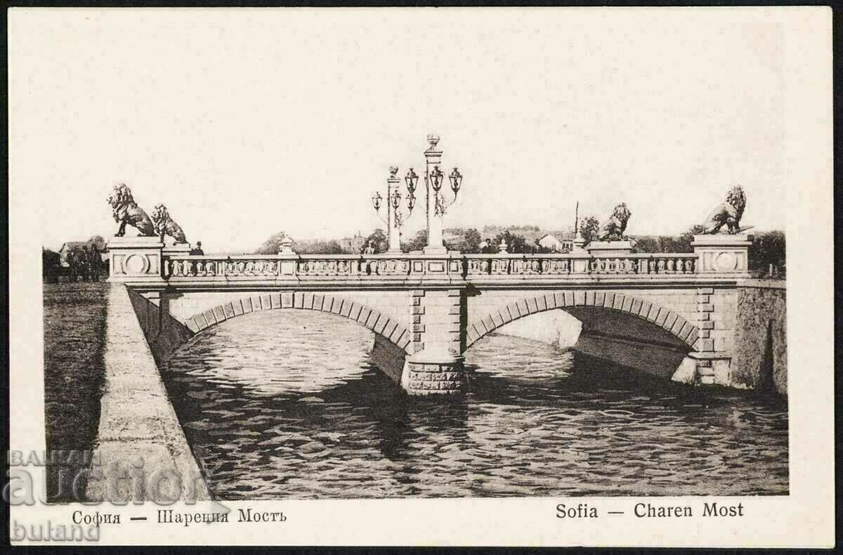 Kingdom of Bulgaria Card Tsarska Sofia Patterned Lion Bridge