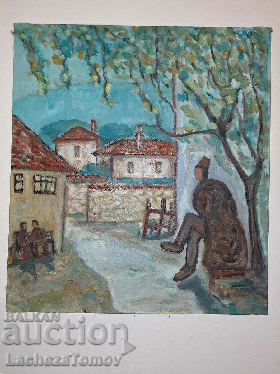 Beautiful oil painting on canvas Bulgaria