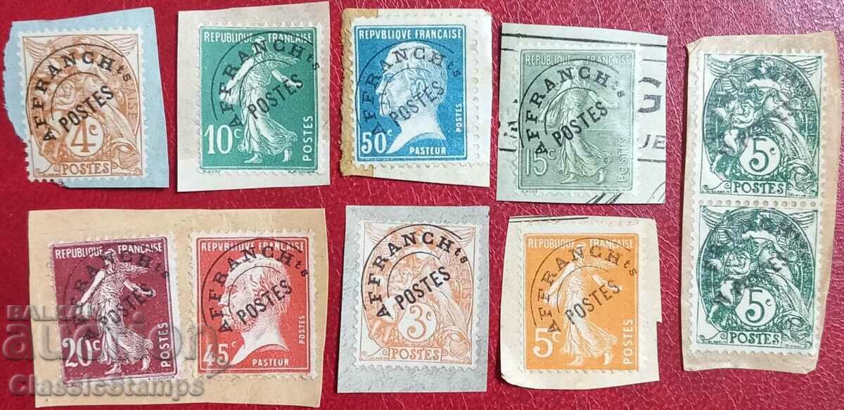 French stamps 10 pcs.