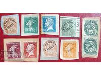 French stamps 10 pcs.