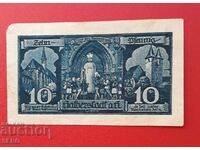 Banknote-Germany-Saxony-Halberstadt-10 Pfennig 1920