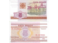 tino37- BIELORUSIA - 5 RUBLE - 2000 - UNC