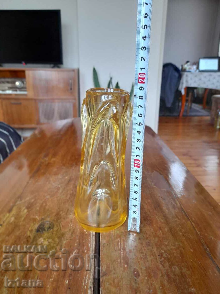 Old glass vase with price 22.00 BGN | € 11.25 Old glass vase with price 22.00 BGN | € 11.25