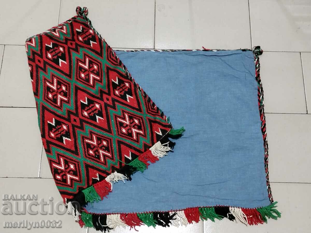 Delivery of Handwoven carpet worn interior item from the 1940s Delivery of Handwoven carpet worn interior item from the 1940s