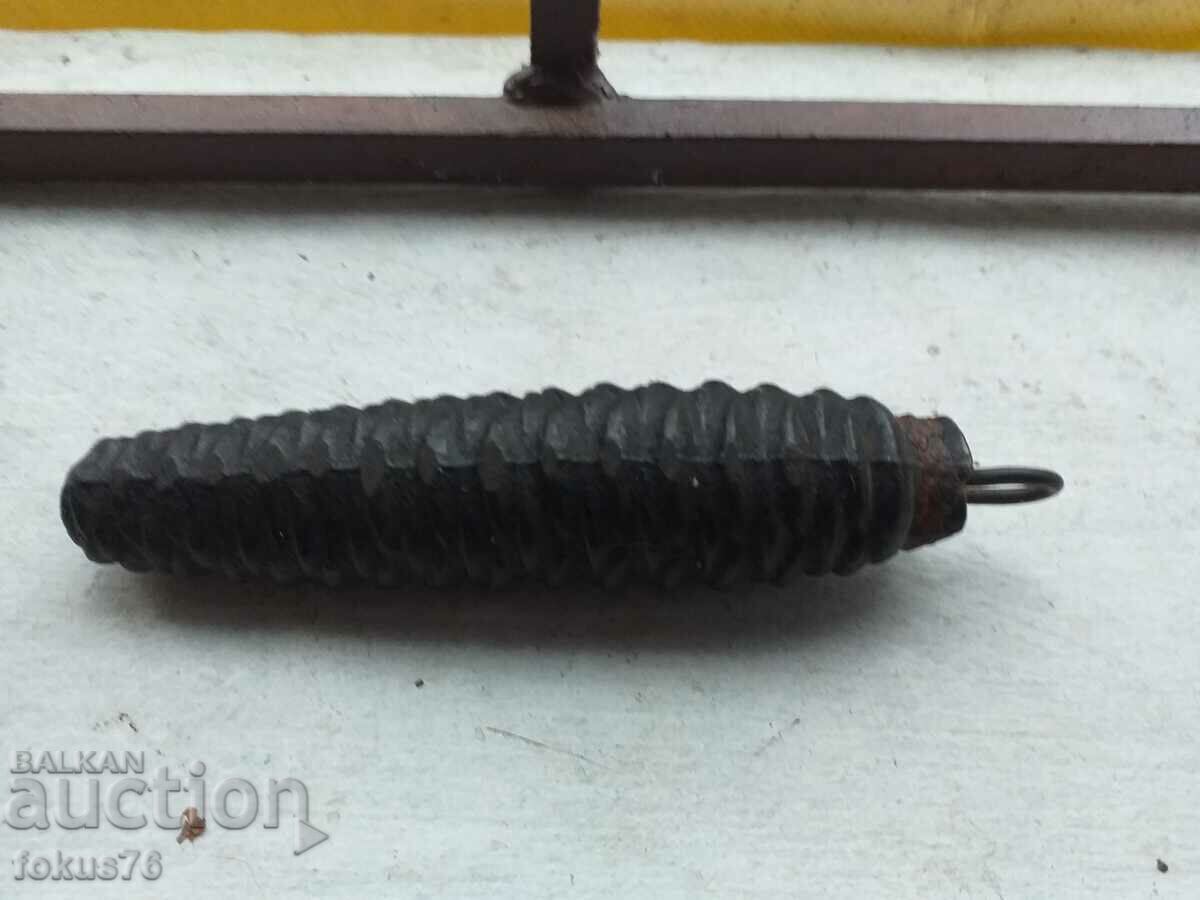 Auction Mace weight cone for Black Forest clock Auction Mace weight cone for Black Forest clock