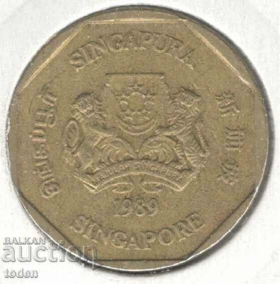 Singapore-1 Dollar-1989-KM# 54b-ribbon downwards with price 2.00 BGN | € 1.02 Singapore-1 Dollar-1989-KM# 54b-ribbon downwards with price 2.00 BGN | € 1.02