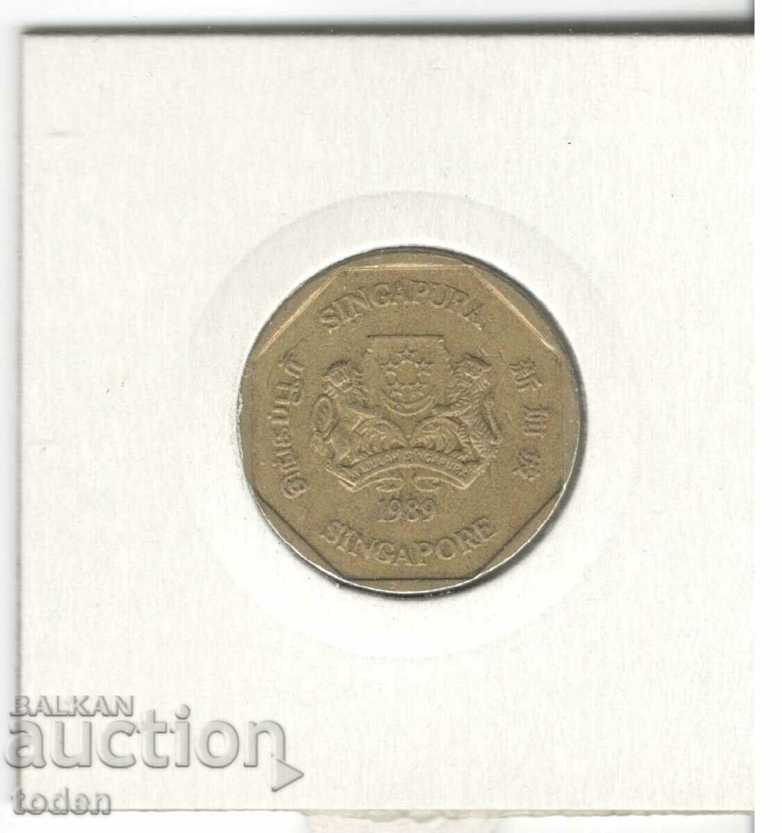 Delivery of Singapore-1 Dollar-1989-KM# 54b-ribbon downwards Delivery of Singapore-1 Dollar-1989-KM# 54b-ribbon downwards