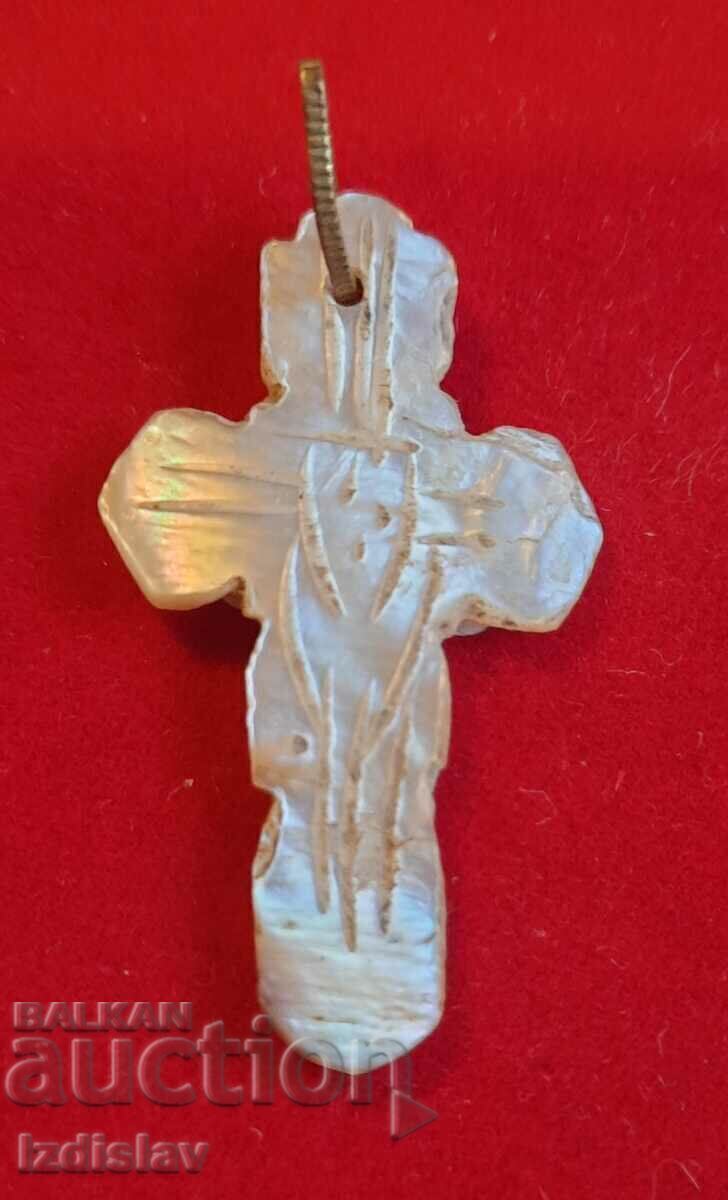 Аукцион Старинно седефено кръстче Аукцион Старинно седефено кръстче