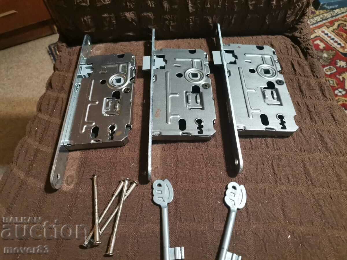 Interior locks. 3 pieces