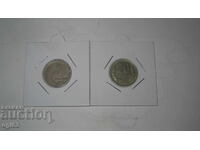 Lot of 20 cent coins from 1954 and 1988.