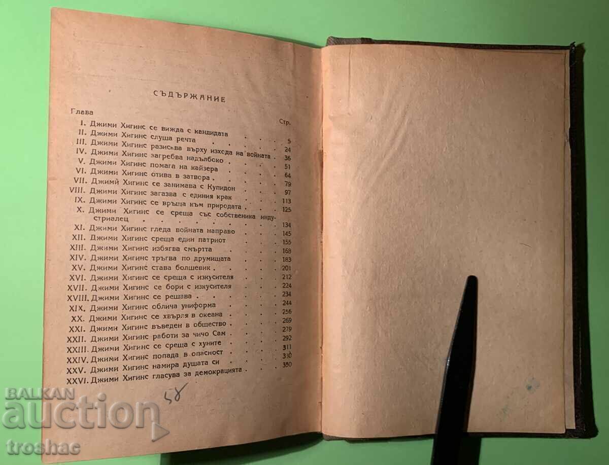 Jimmy Higgins Old Book / Upton Sinclair - 5