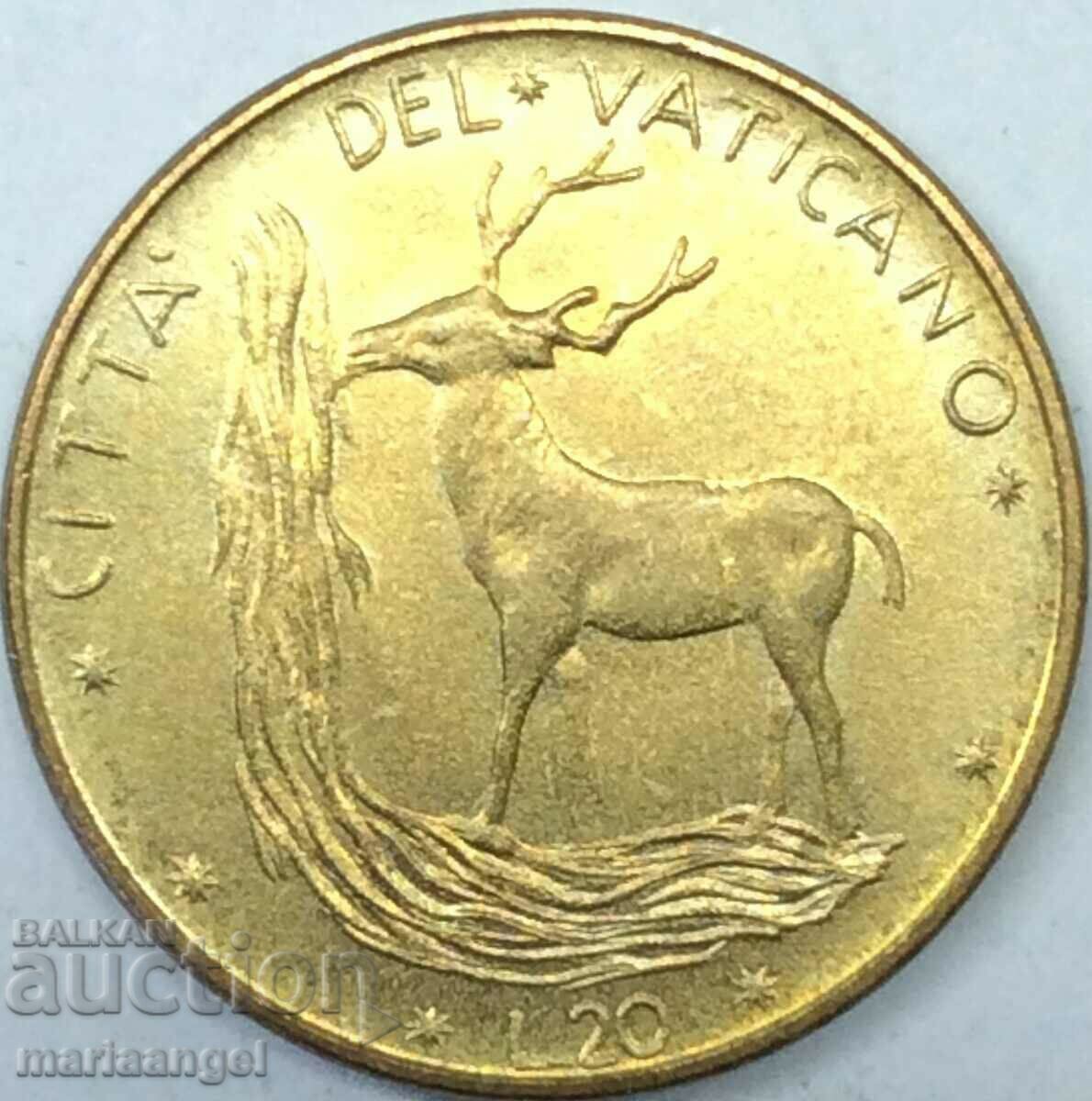 Βατικανό 20 λίρες 1976 UNC