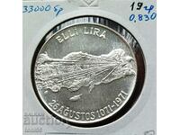 Turcia 50 Lire 1971 UNC Proof