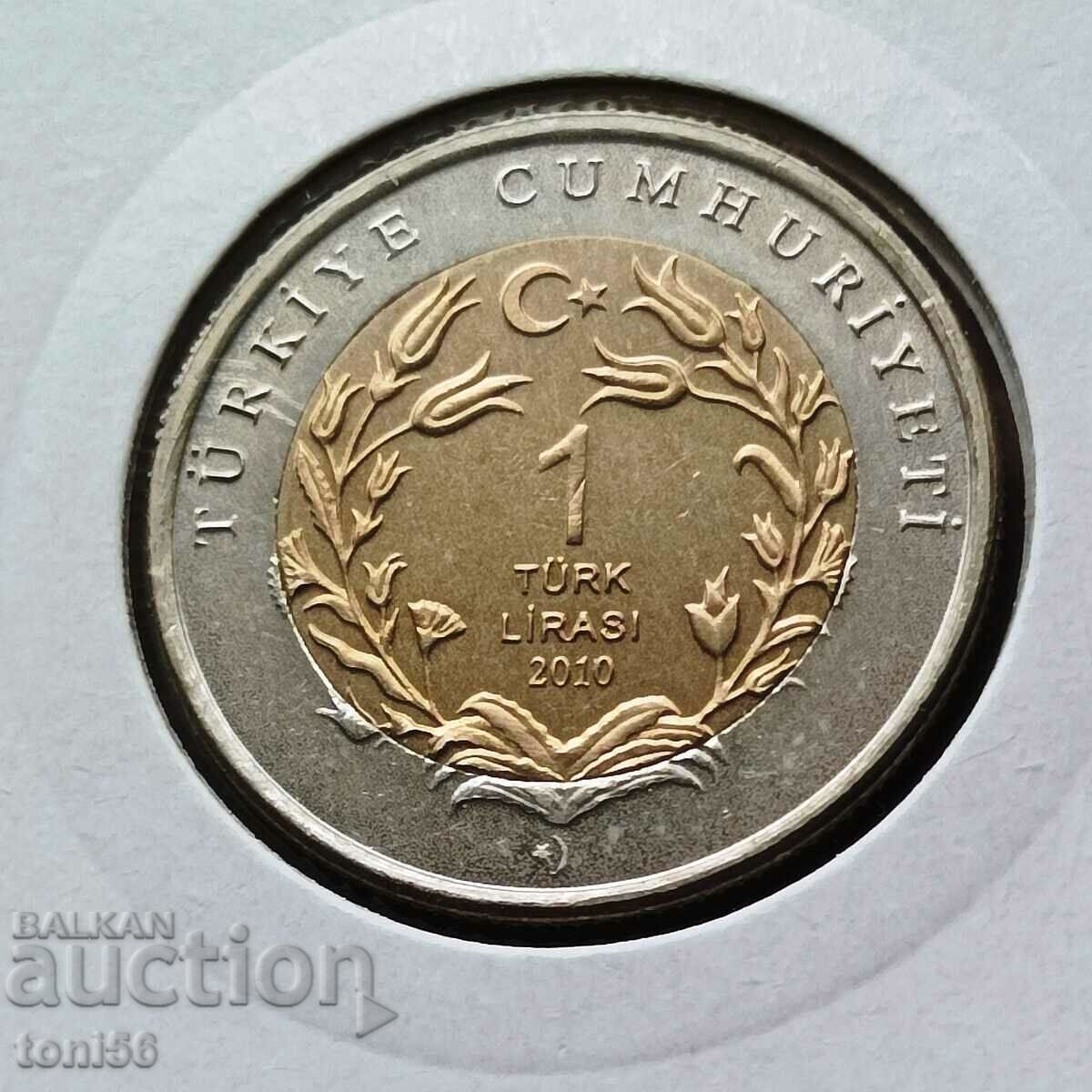 Turkey 1 Lira 2010 UNC - Dog Turkey 1 Lira 2010 UNC - Dog