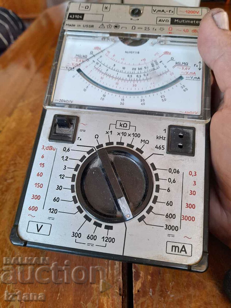Auction Old multimeter 43104 Auction Old multimeter 43104