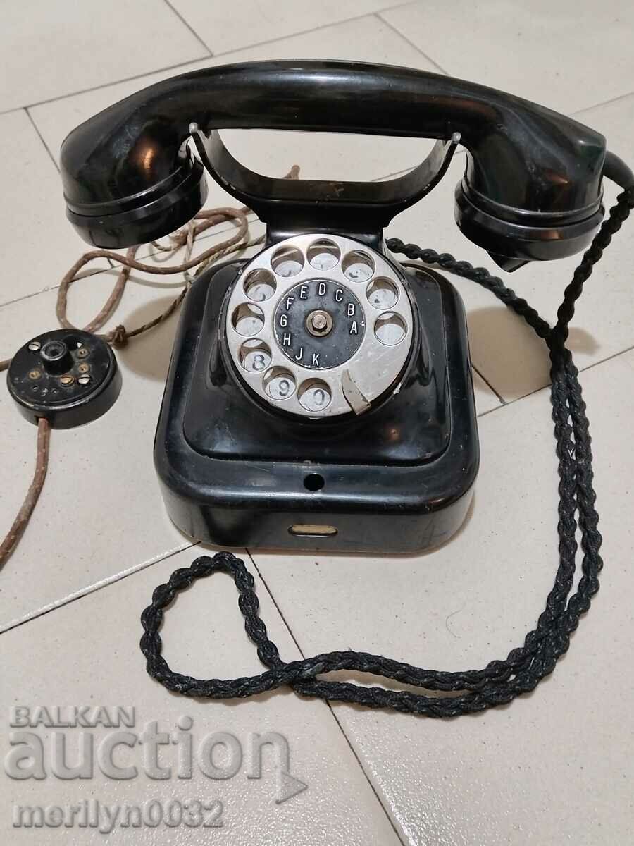 Old telephone set, Siemens telephone Central Bulgaria