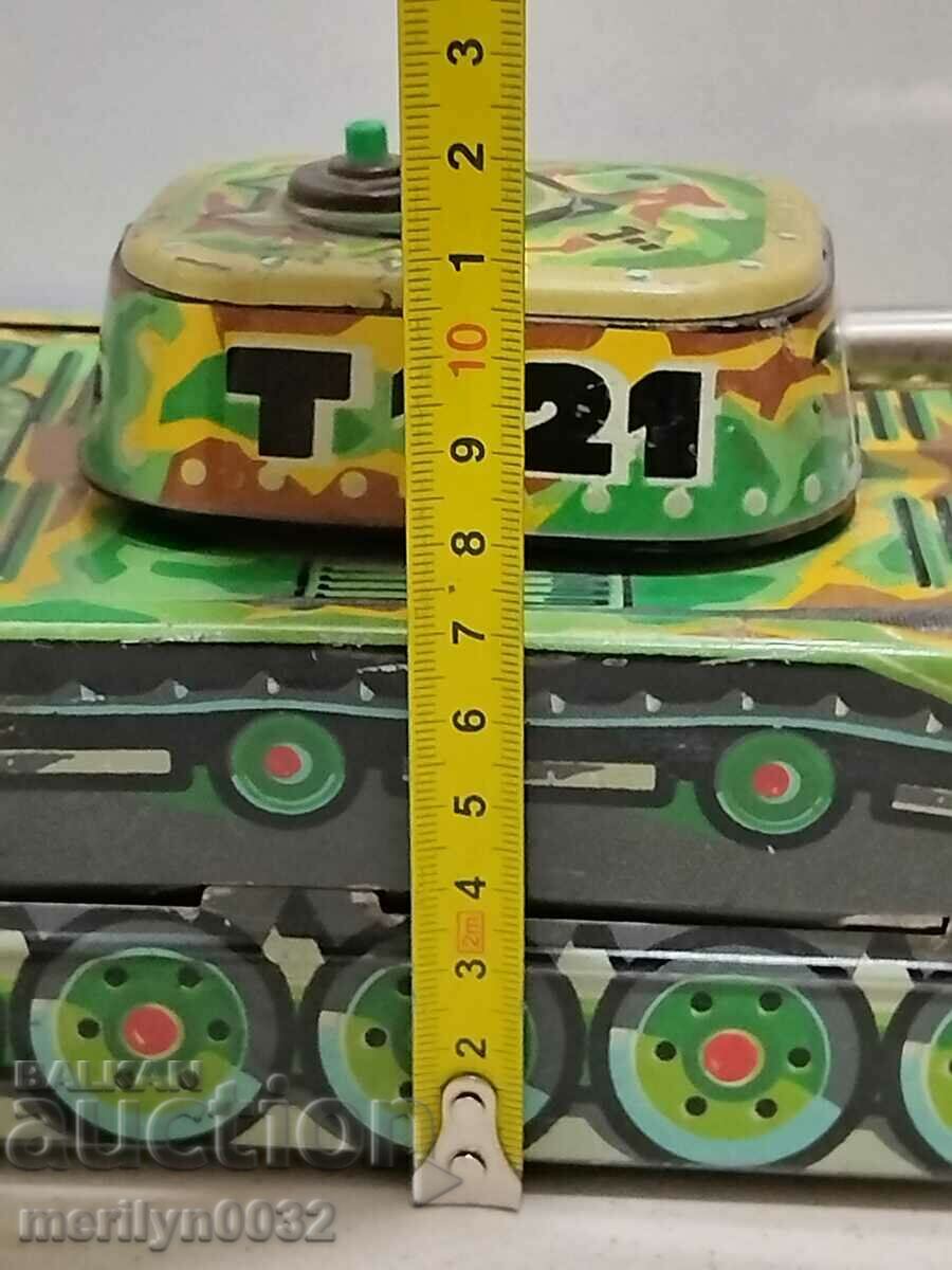 Children's tin toy tank Czechoslovakia - 5
