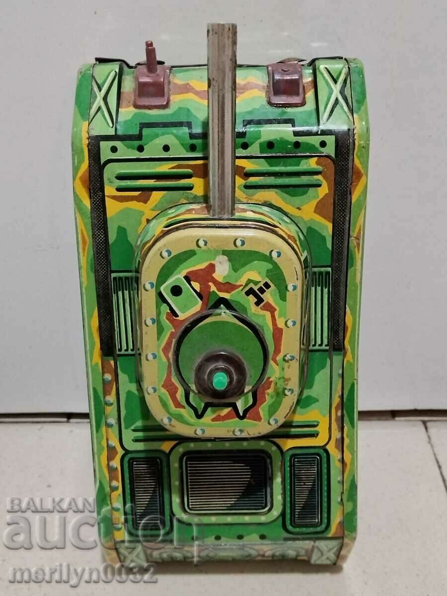 Children's tin toy tank Czechoslovakia - 7