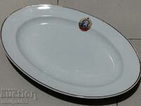 Bulgarian state porcelain plate tray platter casserole service