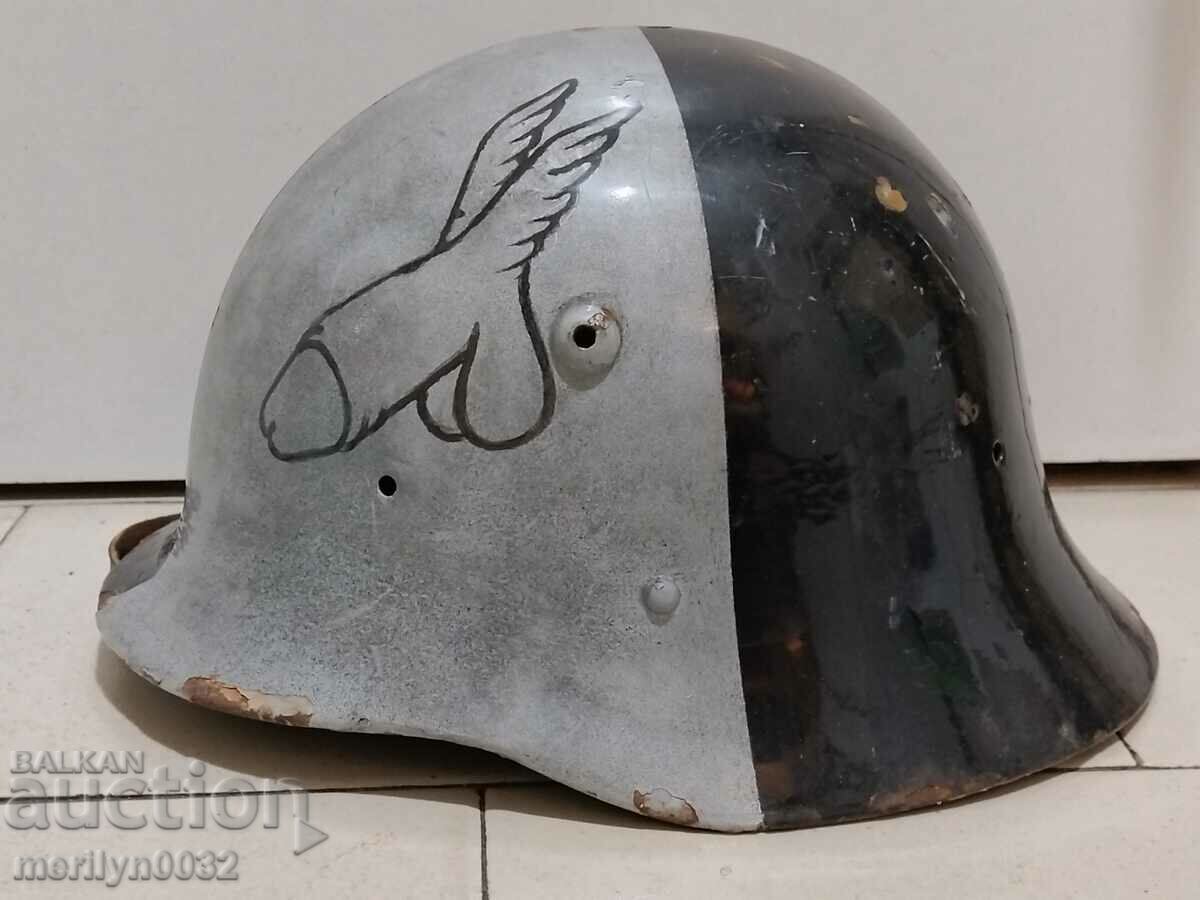 Army helmet with the folded brim made in a rocker style with price 69.00 BGN | € 35.28 Army helmet with the folded brim made in a rocker style with price 69.00 BGN | € 35.28