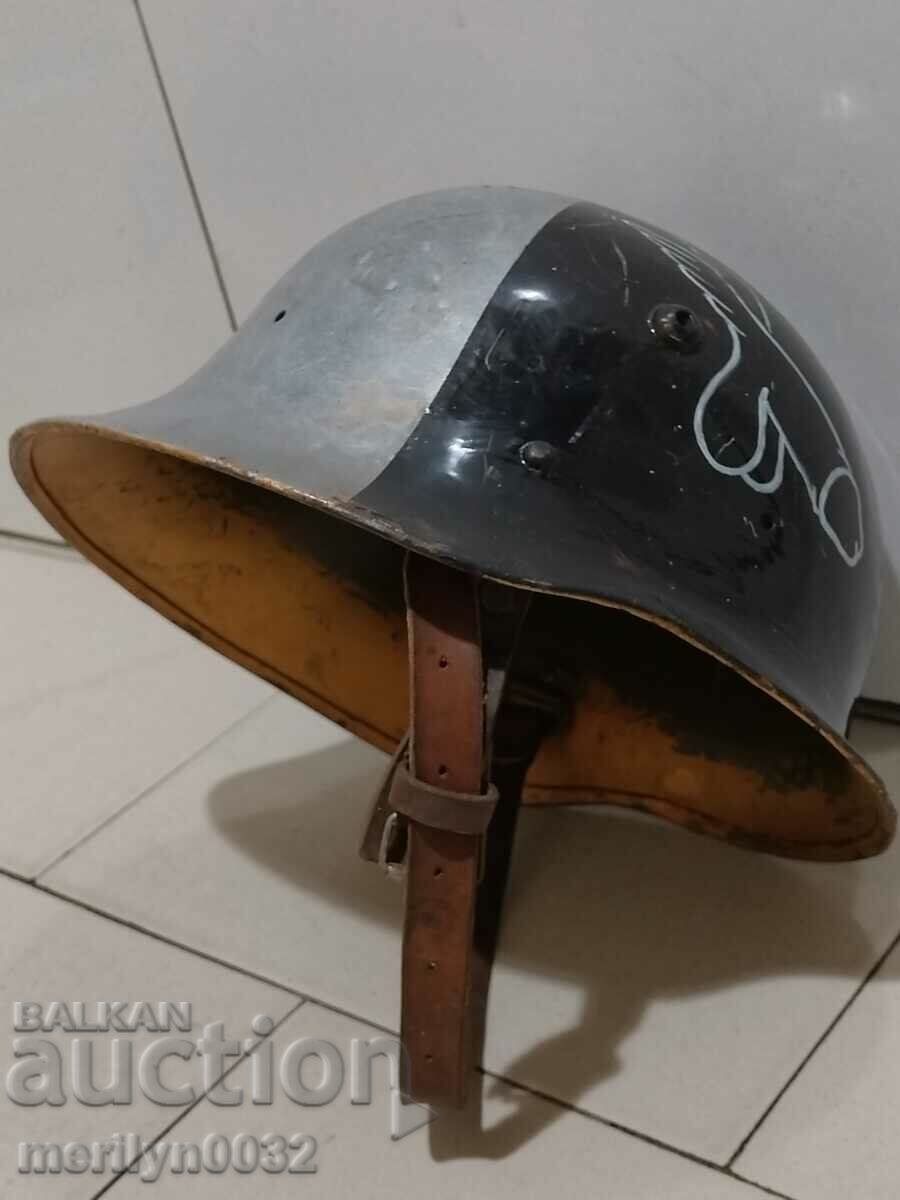 Delivery of Army helmet with the folded brim made in a rocker style Delivery of Army helmet with the folded brim made in a rocker style
