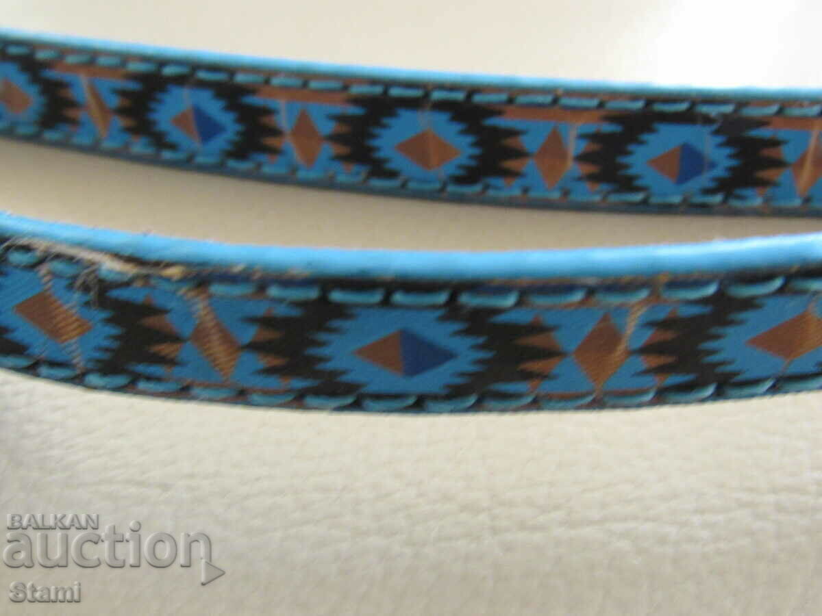 Delivery of New ladies belt with blue facing Delivery of New ladies belt with blue facing