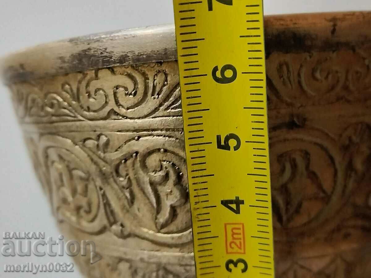 Silver cup of the Sivin county presented to Todor Zhivkov in 1975 - 6 Silver cup of the Sivin county presented to Todor Zhivkov in 1975 - 6