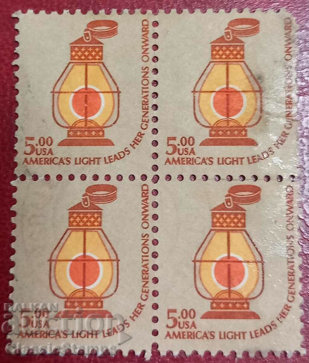 USA stamp with seal