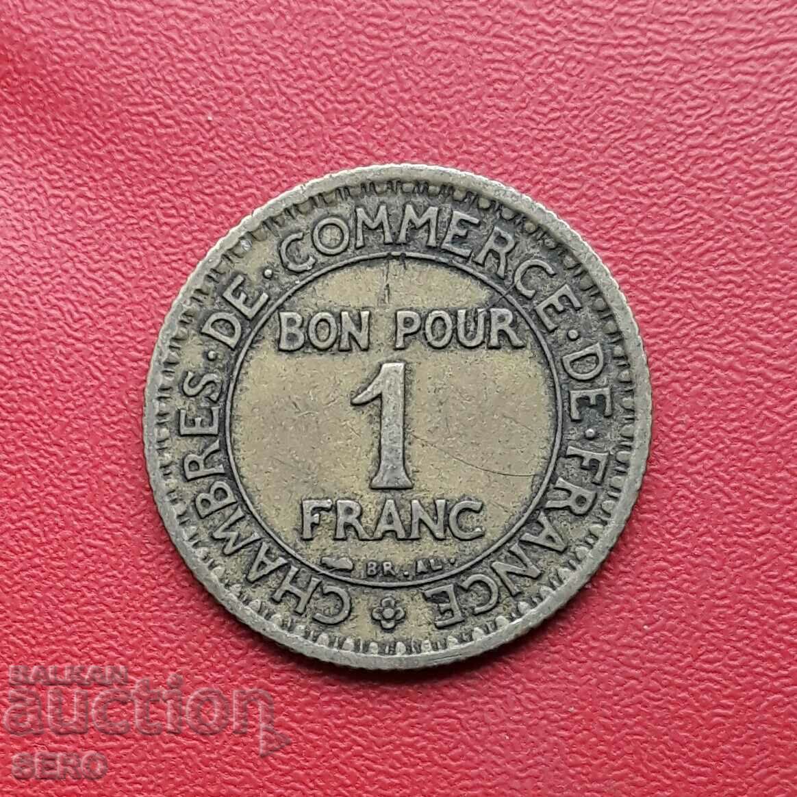 Franța-1 franc 1922