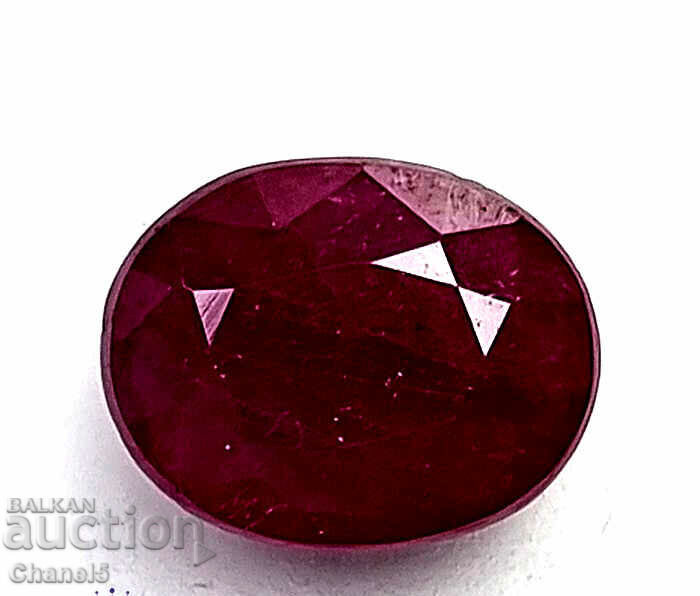 RUBIN NATURAL - INDIA OVALĂ - 7,75 ct (283)