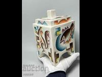 1920s Orphan Tramp Isis Jar Box Porcelain Modernism