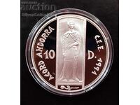 Silver 10 Diners Saint George 1993 Andorra