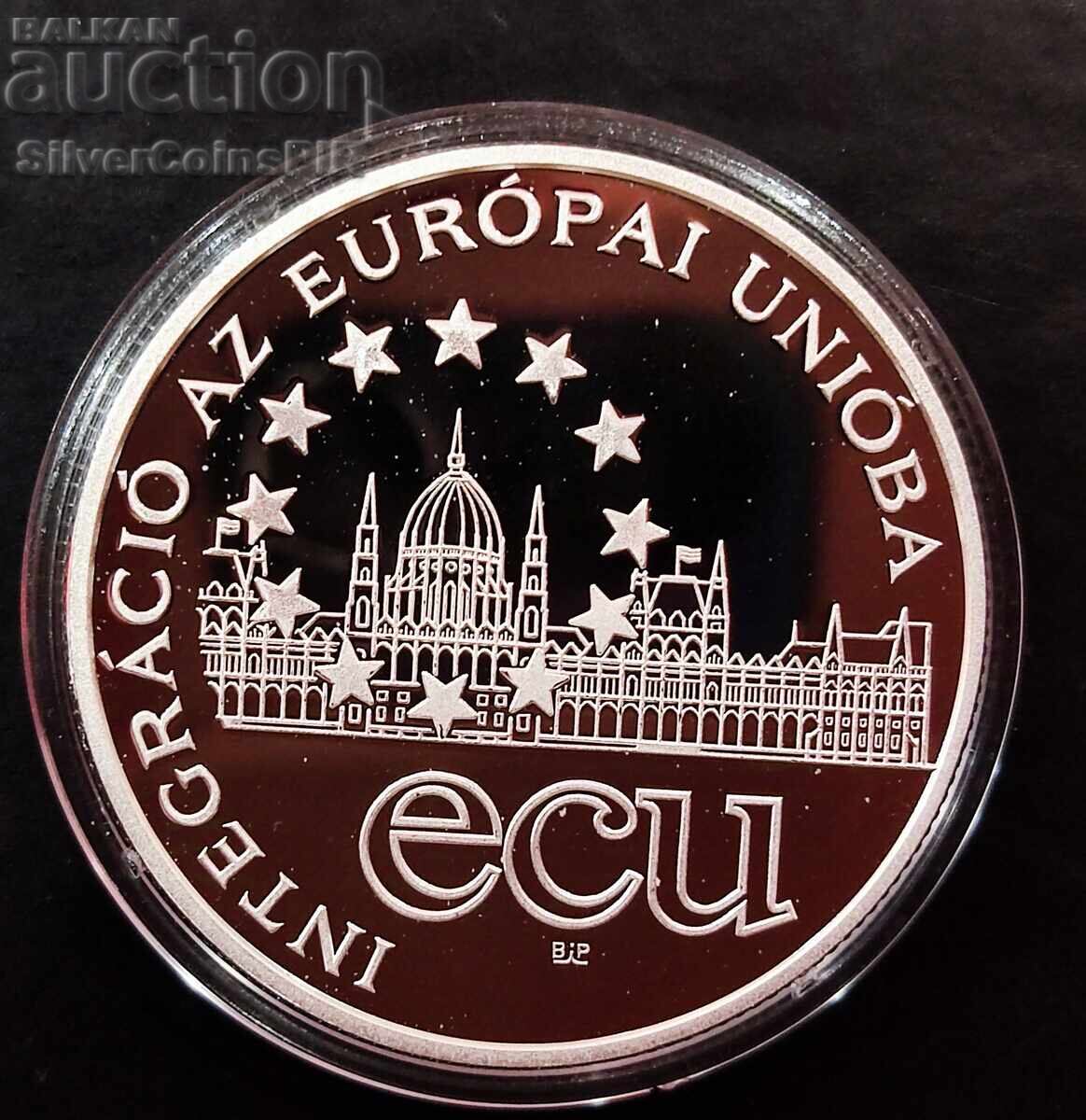 Argint 1000 Forint Integrare UE 1995 Ungaria