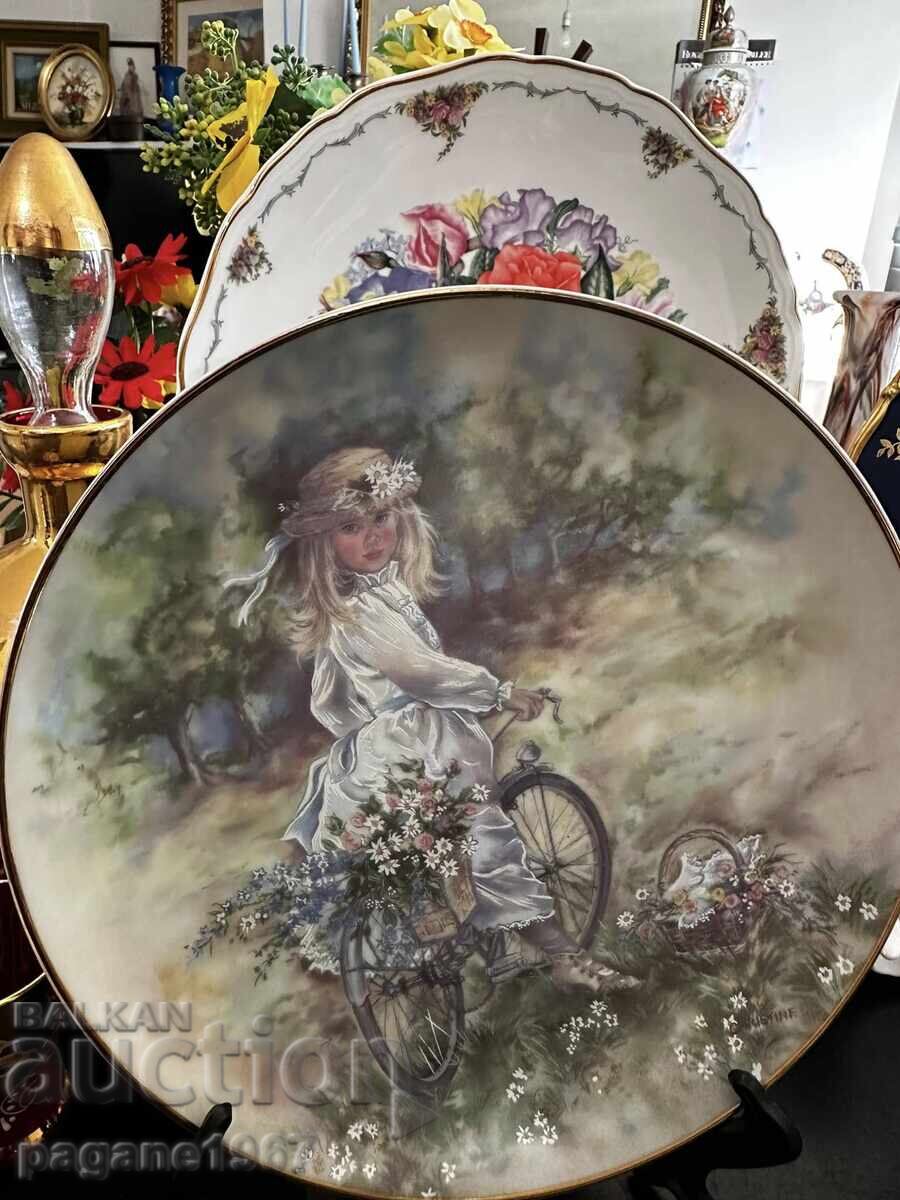 Farfurii decorative „PLĂSARE BICICLETA” de COLECȚIA LEONARDO