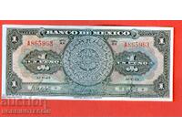 MEXICO MEXICO 1 Peso issue issue 1948
