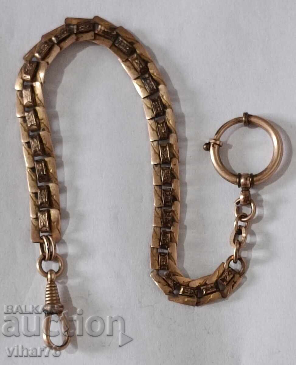 Παλιό επιχρυσωμένο Kyustek για ρολόι τσέπης - 5