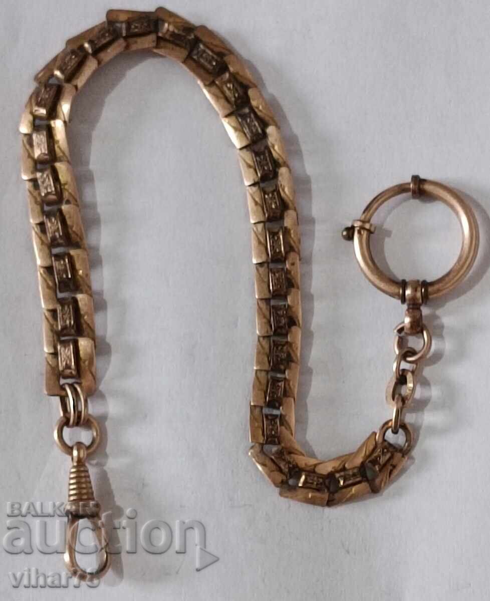 Παλιό επιχρυσωμένο Kyustek για ρολόι τσέπης - 6