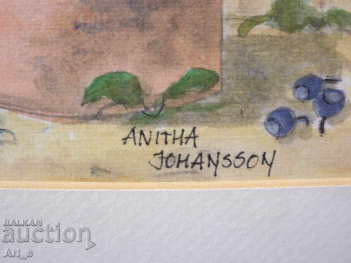 Delivery of Framed still life by Swedish artist Anita Johansson Delivery of Framed still life by Swedish artist Anita Johansson