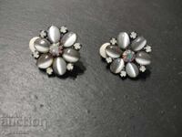 Clip on earrings, flowers, flower, 20 MM diameter 12.12.24