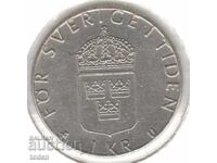 Sweden-1 Krona-1982 U-KM# 852a-Carl XVI Gustaf