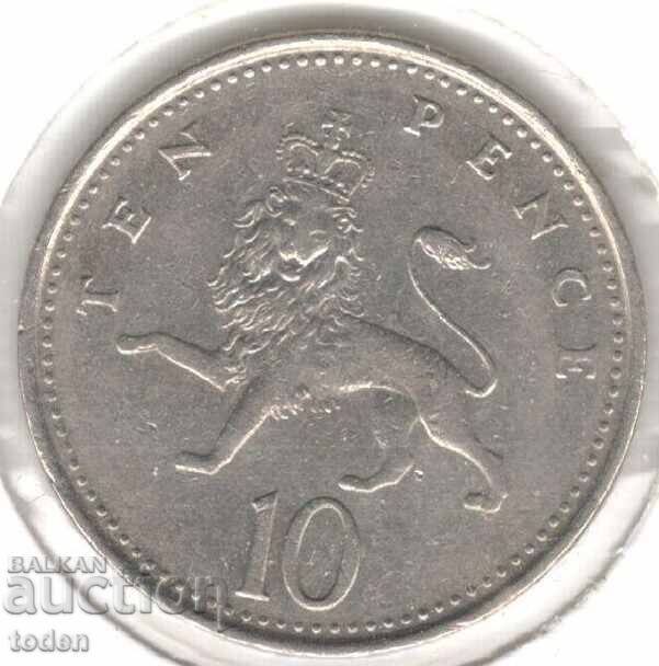 United Kingdom-10 Pence-1992-KM# 938b-Elizabeth II 3rd portr with price 1.00 BGN | € 0.51 United Kingdom-10 Pence-1992-KM# 938b-Elizabeth II 3rd portr with price 1.00 BGN | € 0.51