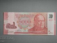 Banknote - Paraguay - 5000 pesos UNC | 2022