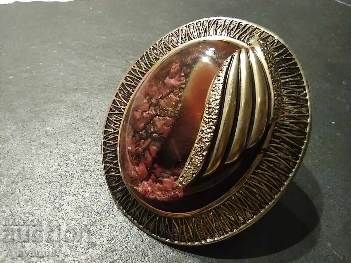 Brooch, scarf clip, very impressive, 13.12.24 with price 99.00 BGN | € 50.62