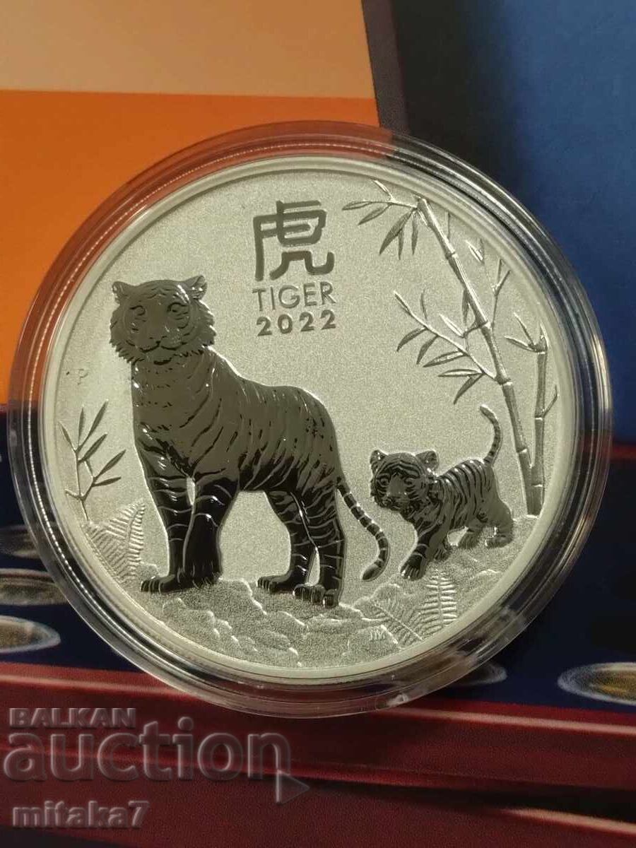 Silver Lunar "Year of the Tiger", 2022