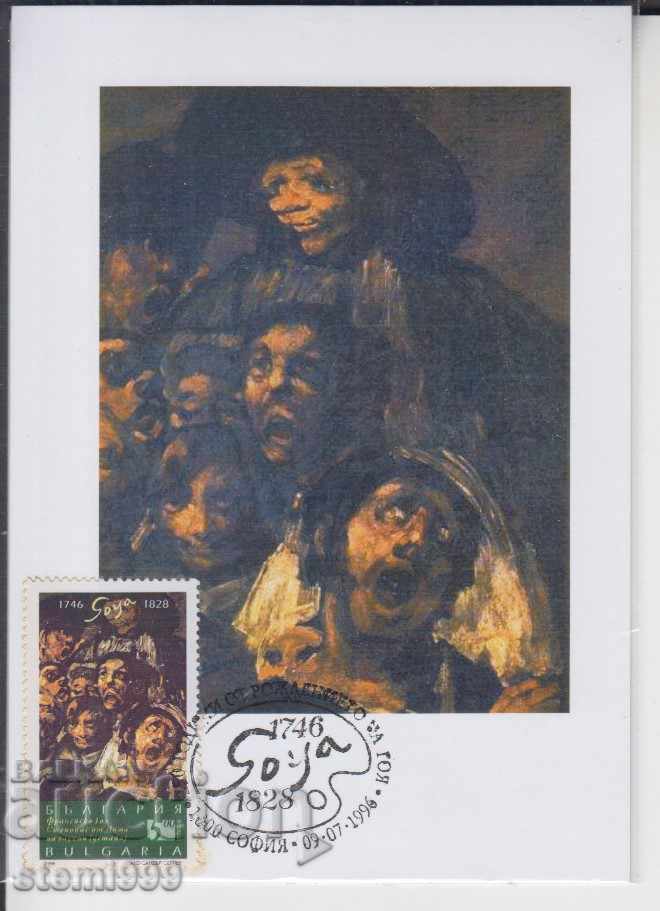 Postcard maximum Art Goya