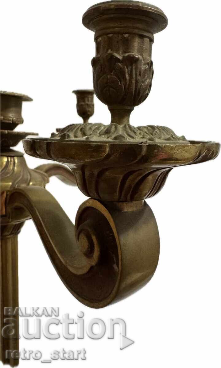 Sfeșnic mare din alamă. Citiți descrierea! - 5 Sfeșnic mare din alamă. Citiți descrierea! - 5