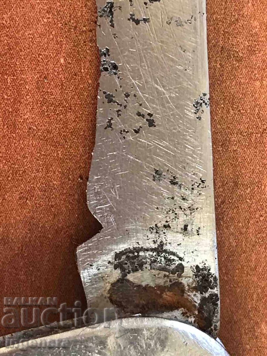 Auction FOLDING KNIFE, OLD BLADE, MARKED Auction FOLDING KNIFE, OLD BLADE, MARKED