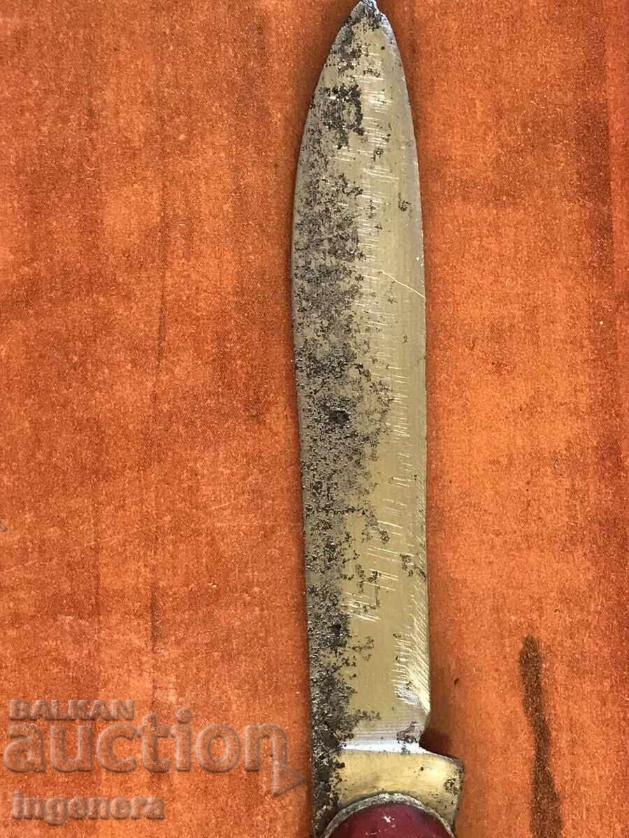 FOLDING KNIFE LEG ANTIQUE BLADE-LARGE THORN - 6 FOLDING KNIFE LEG ANTIQUE BLADE-LARGE THORN - 6